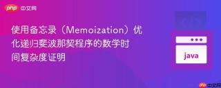 使用备忘录(memoization)优化递归斐波那契程序的数学时间复杂度证明