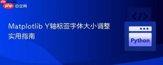 Matplotlib Y轴标签字体大小调整实用指南