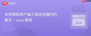 如何限制用户输入指定范围内的数字：Java 教程