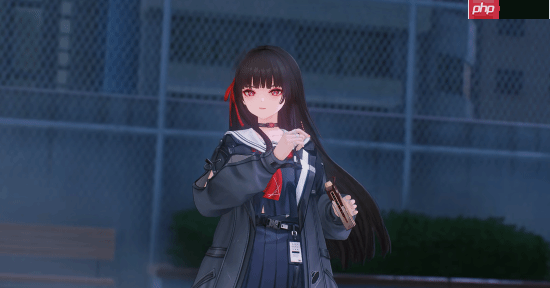 《鸣潮》新角色战斗演示:黑长直JK少女挥舞大剪刀!