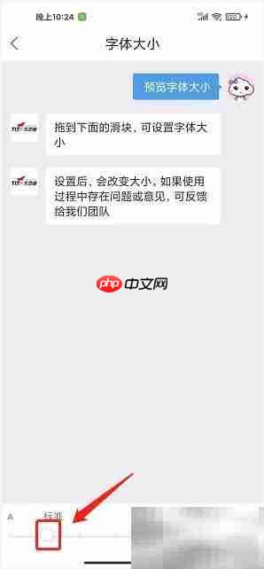 太灵通App字体大小设置方法