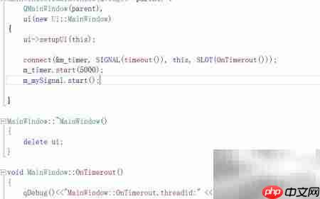 Qt线程中定时器使用技巧