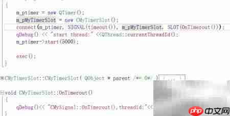 Qt线程中定时器使用技巧