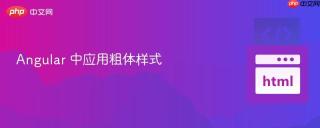 Angular 中应用粗体样式