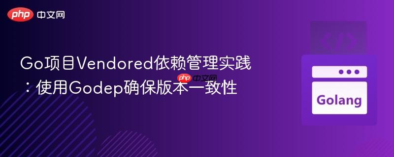 Go项目Vendored依赖管理实践:使用Godep确保版本一致性