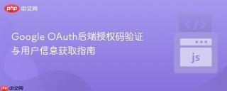 Google OAuth后端授权码验证与用户信息获取指南