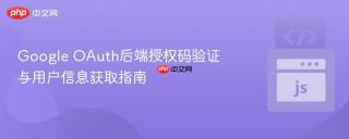 Google OAuth后端授权码验证与用户信息获取指南