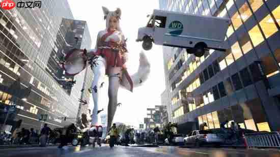 猎奇向《女巨人游乐场》新截图!换装美女任意践踏!