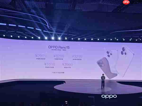 全球首发出圈实况拼图!OPPO Reno15发布:2999元起