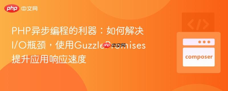 php异步编程的利器:如何解决i/o瓶颈,使用guzzlepromises提升应用响应速度