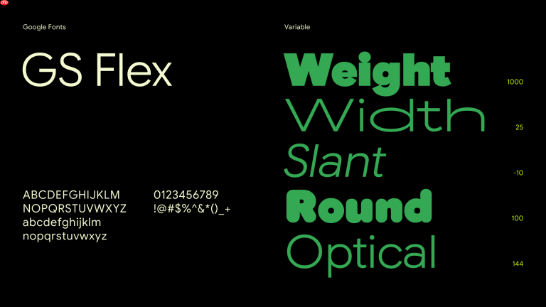 谷歌发布开源字体 Google Sans Flex，支持免费商用