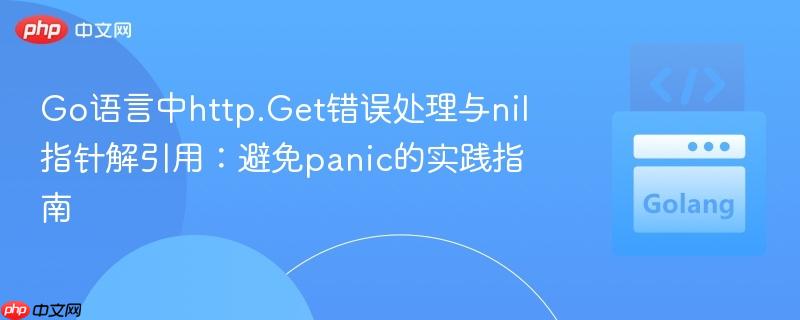 Go语言中http.Get错误处理与nil指针解引用:避免panic的实践指南