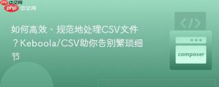 如何高效、规范地处理CSV文件？Keboola/CSV助你告别繁琐细节