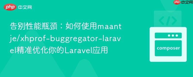 告别性能瓶颈：如何使用maantje/xhprof-buggregator-laravel精准优化你的laravel应用