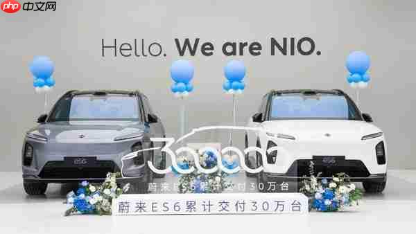 蔚来ES6迎来第30万台交付 总裁秦力洪亲交付其纪念版