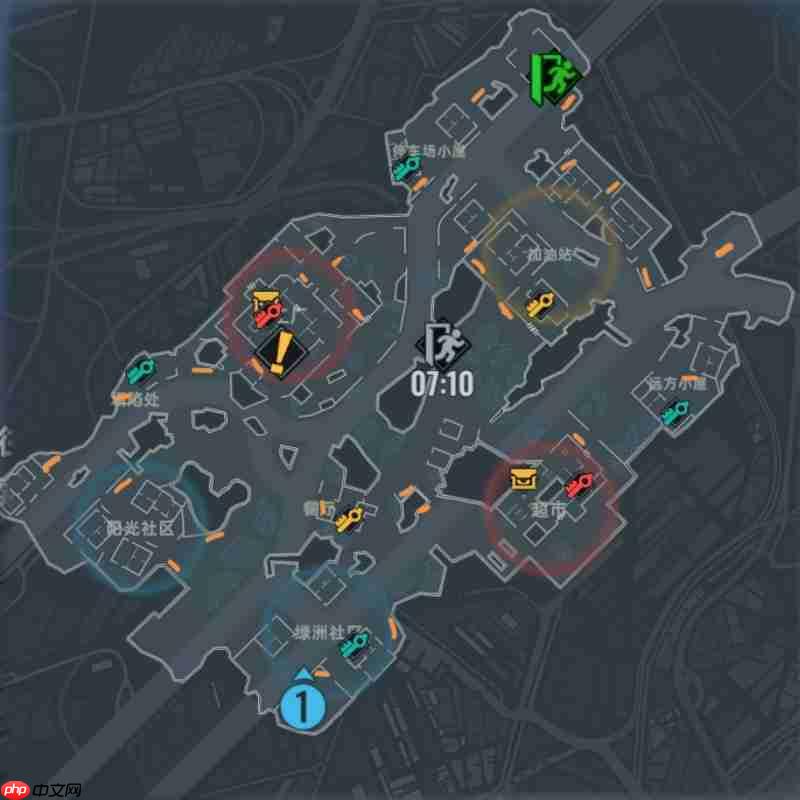 《代号：撤离》野外纸箱点位图鉴