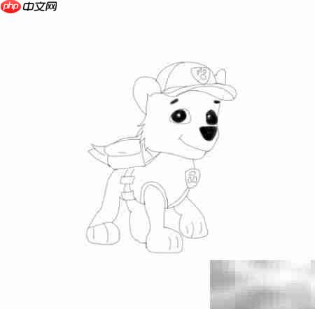 旺旺队灰灰绘画教程