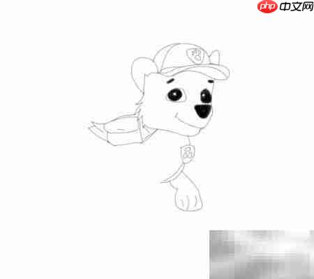 旺旺队灰灰绘画教程