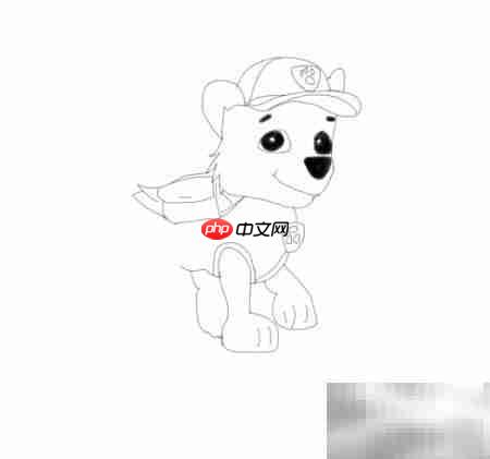 旺旺队灰灰绘画教程