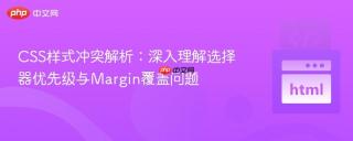 CSS样式冲突解析：深入理解选择器优先级与Margin覆盖问题