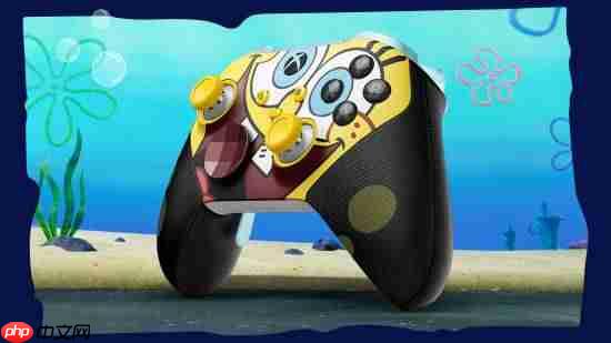 XBOX联动海绵宝宝大电影:限定联名手柄来了!