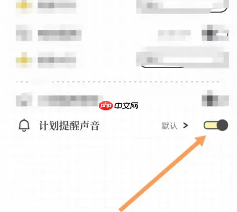 《我要做计划》开启提醒声音方法