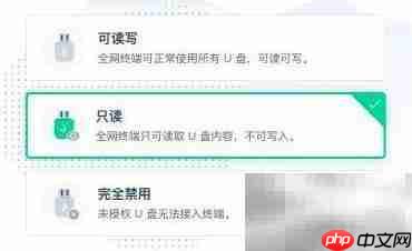 U盘管控功能使用指南