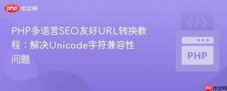 PHP多语言SEO友好URL转换教程：解决Unicode字符兼容性问题