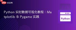 Python 实时数据可视化教程：Matplotlib 与 Pygame 实践