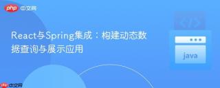 React与Spring集成：构建动态数据查询与展示应用