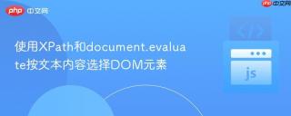 使用XPath和document.evaluate按文本内容选择DOM元素