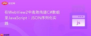 在webview2中高效传递c#数组至javascript:json序列化实践