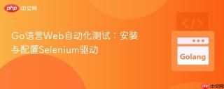 go语言web自动化测试:安装与配置selenium驱动
