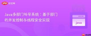 Java多部门叫号系统：基于部门的并发控制与线程安全实现