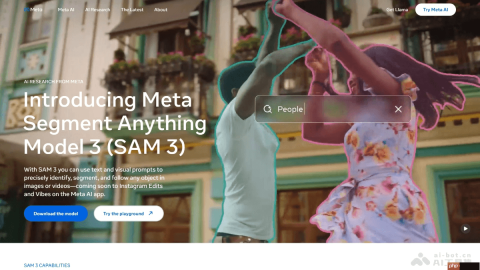 SAM 3— Meta开源的视觉分割模型