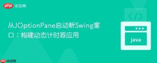 从JOptionPane启动新Swing窗口：构建动态计时器应用