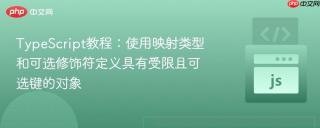 TypeScript教程：使用映射类型和可选修饰符定义具有受限且可选键的对象