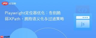 Playwright定位器优化：告别脆弱XPath，拥抱语义化与过滤策略