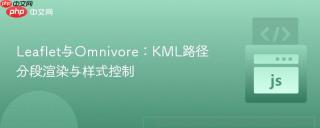 Leaflet与Omnivore：KML路径分段渲染与样式控制