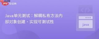 Java单元测试：解耦私有方法内部对象创建，实现可测试性