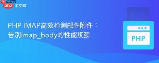 PHP IMAP高效检测邮件附件：告别imap_body的性能瓶颈