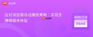 应对浏览器自动播放策略：实现无障碍媒体体验