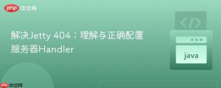 解决Jetty 404：理解与正确配置服务器Handler
