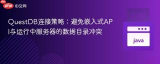 QuestDB连接策略：避免嵌入式API与运行中服务器的数据目录冲突