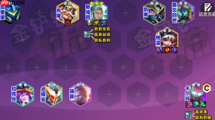 《金铲铲之战》S15六法卡尔玛阵容攻略