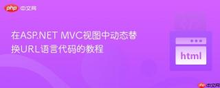 在ASP.NET MVC视图中动态替换URL语言代码的教程