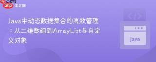 Java中动态数据集合的高效管理：从二维数组到ArrayList与自定义对象