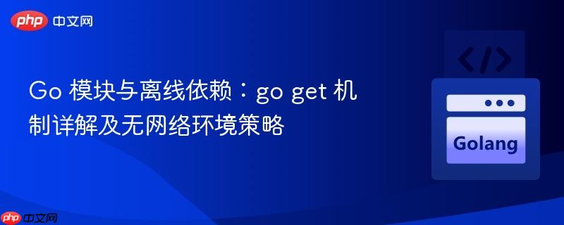 Go 模块与离线依赖：go get 机制详解及无网络环境策略
