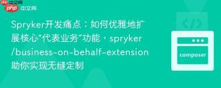 Spryker开发痛点：如何优雅地扩展核心“代表业务”功能，spryker/business-on-behalf-extension助你实现无缝定制