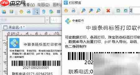 标签打印软件制作可变数据技巧